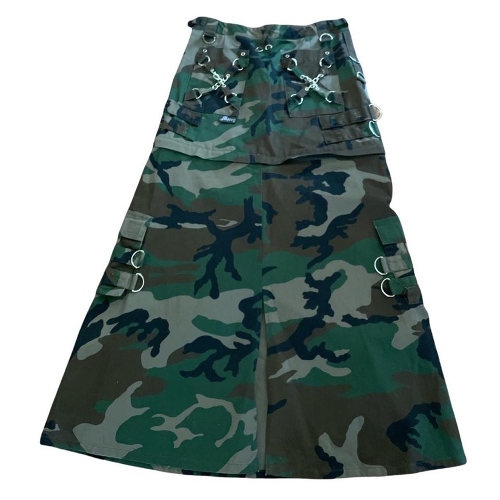 Camo Maxi Skirt